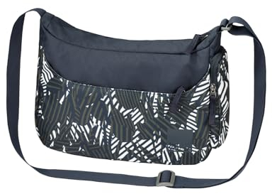 Jack Wolfskin Boomtown Schultertaschen, Night Blue All Over, 8 Lit