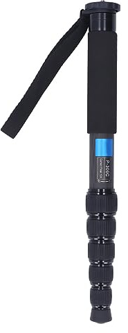 Monopiede per Fotocamera, Monopiede in Fibra di Carbonio a 6 Sezioni, Monopiede da Viaggio Leggero Compatto Portatile, Monopiede per Fotocamera SLR per Fotografia di Viaggio