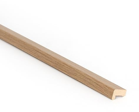 Bildershop-24 Abdeckleiste für Wandpaneele Dekowa in Eiche Natur 252 x 2,3 x 1,5 cm