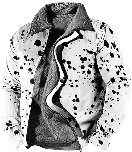 FeiBeauty Winter Jacke Lederpflege Mantel Herren Schwarz Motorrad Jacken Windjacke Leicht Mens Jacket Regenjacke Fahrradmantel 28 Zoll 42-622