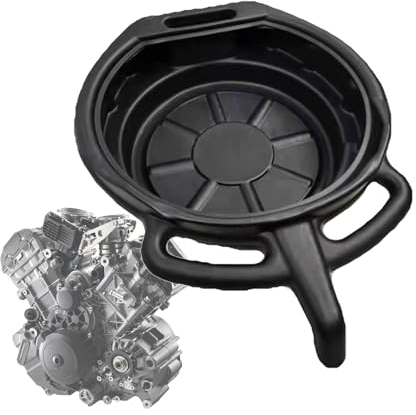 Suphyee Ölwechsel-Auffangwanne | Ölwechselwanne Anti-Spritzer | Auslaufsicherer Ölablassbehälter, Motorölbehälter mit großem Fassungsvermögen, Motorölablasswannen, verhindert Verschütten