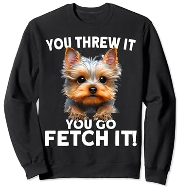 Teacup Yorkie Harness Plush Micro Yorkshire Terrier Teacup Sweatshirt