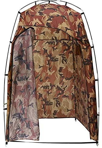 Sufrk Dusch-/WC-/Umkleidezelt Camouflage Camping Zelt Biwakzelt Einmannzelt Ultraleicht Wasserdicht