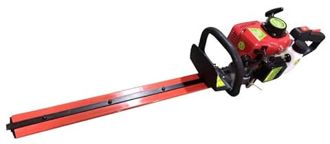 Tagliasiepi a benzina a doppio taglio, tagliasiepi a benzina con doppio coltello, tagliasiepi con motore singolo cilindro, tagliasiepi da 3500 giri/min, 22,5 cc, manico girevole a 180°