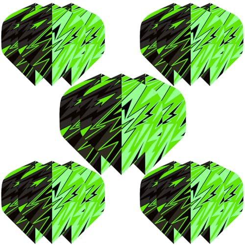 WLHGH Dart Flights, 5er Set Premium 100 Mikron Extra Starken Standardform Dart-Flights