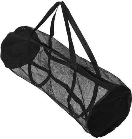 LOORGVEL Große Netz Sporttasche Aus PVC Für Basketball Und Fußball Atmungsaktive Reisetasche Mit Schultergurten Sport Und Tauchausrüstungstasche Für Fitness Und Outdoor