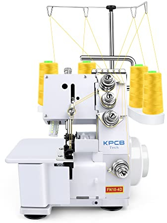 KPCB Tech Overlocker Nähmaschine 3-4 Faden Overlock mit Zubehör Kits