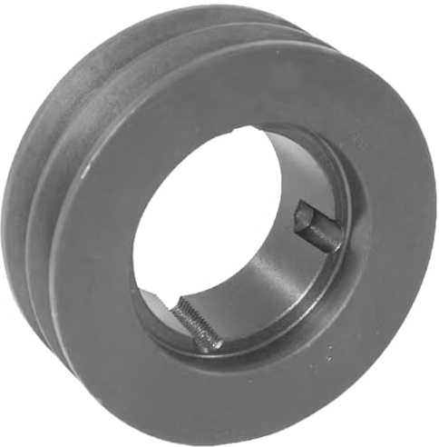 cyclingcolors 1x Polea con orificio Taperlock para correa trapezoidal 2 canal A SPA AVX13 Diámetro exterior 255,5 mm Diámetro de paso 250 mm Hierro fundido Maquinaria de construcción forestal agrícola