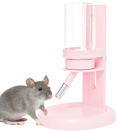 Bebedero para Hámster | Accesorio De Alimentación para Animales Pequeños De 120 Cl,Bebedero con Base para Hámsters,para Hámsters Jerbos Ratones Degus Hurones Chinchillas Erizos