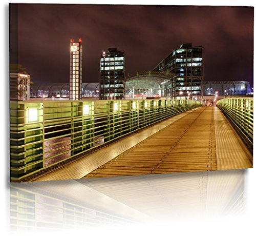 Fotoatelier Dirk Haas Premium Acrylglasbild XXL - Architektur - Bilder - Berlin Skyline - Hauptbahnhof - Acrylglas : 120 cm x 70 cm