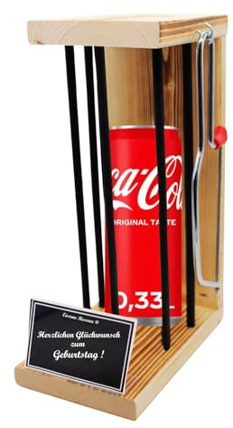 Cola Geschenk Geburtstag Geschenke - Cola Eiserne Reserve Black Edition - Geschenk Set für Männer Frauen Geschenkidee -s- Herzl. Glückw. zum Geburtstag