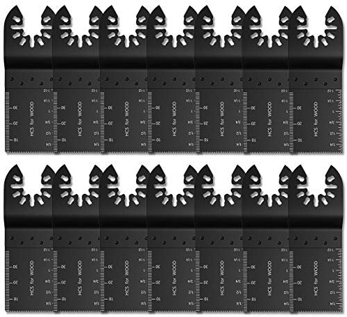 15PCS Universal Oscillating Quick Release Saw Blades Set Multitool Tool Blade for Bosch Craftsman Dremel FEIN Ridgid TCH Makita Milwaukee