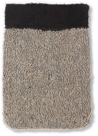 Eco Bath London Gant de bain chanvre sisal naturel noir 65 g