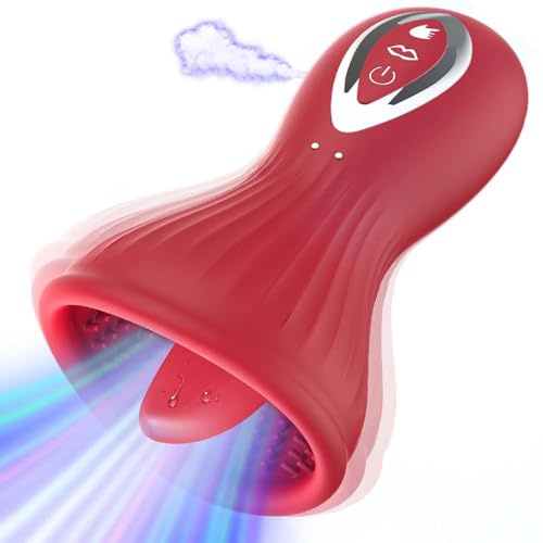 LYAMais Oralsex Spielzeug für Frauen 2 in 1 Klitoris Vibratoren mit 7 Saugenmodis und 7 Zunge Frequenzmodi Vibration für frauen Vibrator sex toy klitoris stimulator Vibrator Zunge Vibratorsta
