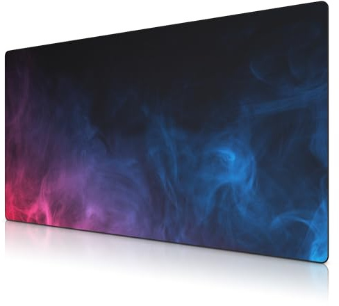 TITANWOLF - XXL Mouse Mat - Mouse Pad 1600 x 800 x 3mm –Speed Gaming Mouse Pad - Extra Large - Table Mat Large Size - improved Precision and Speed – Design Smoke