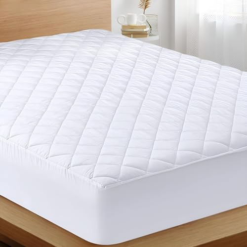 Col & Cor Protector de Colchón Acolchado | Transpirable, Hipoalergénico con Tratamiento Antiácaros | Ultra Suave, Ajustable para Colchones de hasta 30 CM (Reversible, Cama 90 x 190/200 cm)