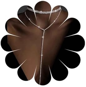 Inateannal Breite Strass Choker Halskette Funkelnde Kristall Tennis Kette Halskette Lange Strass Y Tropfen Halsketten Silber Tennis Y Lariat Kette Hochzeit Schmuck Für Frauen