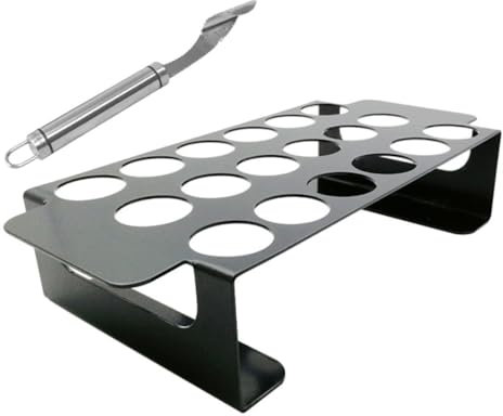 Sosoport Parrilla Barbecue Multifunción Acero Inoxidable Descorazonador Pimientos Parrilleros