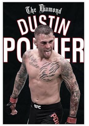 QGVBGF Dustin Poirier The Diamond Poster sur toile pour chambre à coucher, bureau, chambre à coucher, cadeau 40 x 60 cm