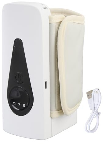 ZenithAur Portable Baby Bottle Warmer with Constant Temperature Control for Home/Travel Use, Maintains Milk Nutrition, Adjustable Travel Bottle Warmer Sleeve