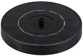 Solfontän Pool Trädgård Flödande Fontän Utomhus Fågelbadkar Gårdsfontän Flytande(18cm with RGB Light)
