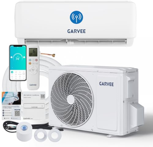 Split Klimaanlage 9000 BTU 7 Mode Wandgerät Mit Wärmepumpe, A++, Wifi/App Epicooler Klimaanlage, Leise 52 Db(A), Timerfunktion, Montagematerial,Klima Splitgerät Kühlen & Heizen (2600W/2610W)