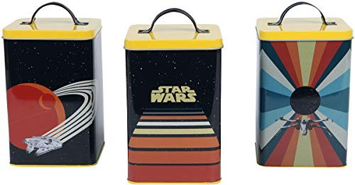 Funko UT-SW06327 Star Wars Storage Tins, Tinplate, Multicolour, One size
