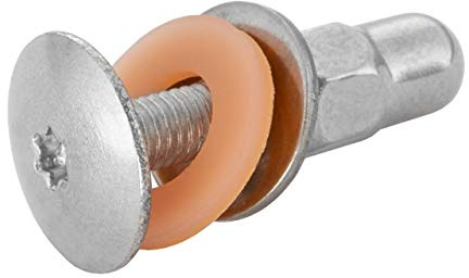 Balkonschrauben, Balkonzierschrauben aus hochwertigen Edelstahl mit Hutmutter in verschiedenen Farben und Größen, Montagesatz für HPL-Platten, Balkonverkleidung (10, M5 x 40mm (UNLACKIERT))