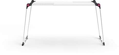 GIMI Dinamik 20 Plus Wäscheständer, ausziehbar, Stahl, Weiß, 19 Meter Wäscheleine