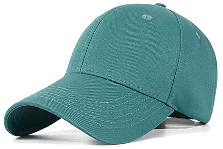 Bakicey Baseball Cap Unisex Outdoor Sonnenhut - Baumwolle Mütze für Erwachsene, Casual Hip Hop Baseboard Kappe Verstellbar für Damen und Herren (Smaragd)