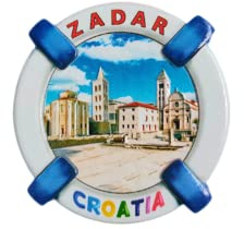 Zadar Kroatien Kühlschrankmagnet Reise Souvenir Kühlschrank Dekoration 3D Magnetaufkleber Handbemalt Bastelkollektion