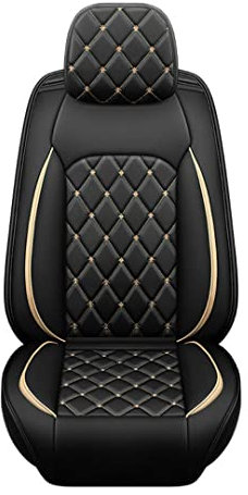 QIOZO ar Sitzbezüge Universal Komplettset für Seat Ibiza Ibiza FR Ibiza S Ibiza 6J S Ibiza 6J Ibiza 6L Ibiza 6J Tuning Autoteile wasserdicht schwarz gold