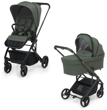 Foppapedretti Tictoc Duo passeggino+navicella, Olive