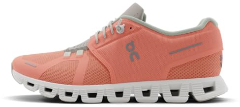 On Womens, Cloud 5 Flamingo/Pearl 5.5 Medium