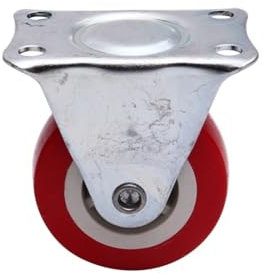 ZZLLOVE 2 Stück Möbelrollen mit festem Drehgelenk, 1/1,25/1,5/2 Zoll Möbelrollenrad, PA-Möbelrollenrad mit Leichter Beladung fangzi (Color : Fixed Type, Size : 2inch)
