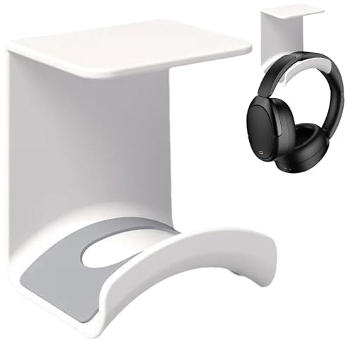 Headphone Holder - Headset Hook Holder, Punch-Free Headphone Stand | Storage Hook Headphone Stand, Wall Mount for Headphone Headset, Desk Game Headphone Hooks for Home