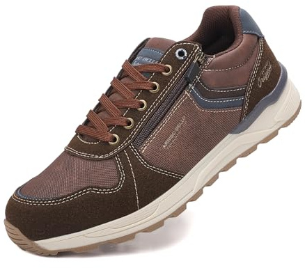 Zapatillas Hombre Sneakers Zapatillas Deportivas Zapatillas Vestir Zapatos Casual Transpirable EU41-46