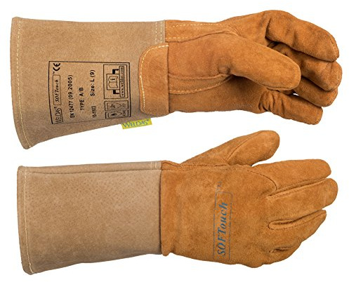WELDAS SOFTouch, WIG Schweißhandschuhe 10-1003, öl- und abriebfest