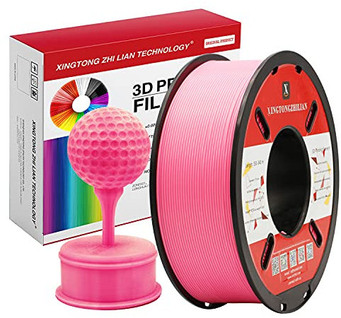 PLA 3D Drucker Filament 1.75mm 3D-Druckmaterialien für 3D Stift Druck Maßgenauigkeit +/- 0.02mm, Farbe Rosa 1kg / Spule