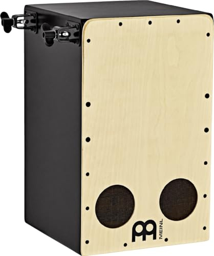 Meinl Percussion Cocktail Cajon, Schwarz und Natur (PBASSCAJ)