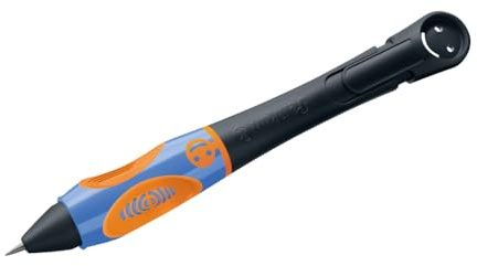 Pelikan griffix Druck-Bleistift für Linkshänder, mit HB Mine, Neon Black, 1 Stück