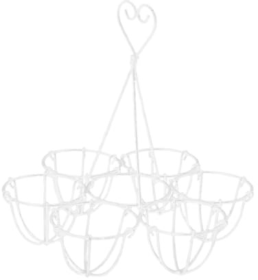perfk Metall-Eierhalter, Draht-Eierregal, Küche, Eieraufbewahrung, freistehender Draht-Hühnereikorb für Zuhause, Küche, Esszimmer, Dekoration, Weiß