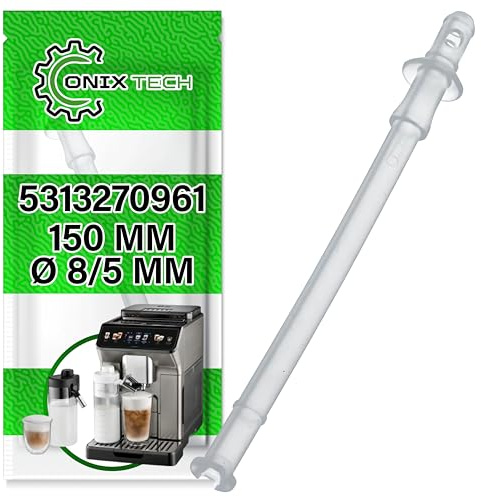Milk Tube for Coffee Machine 150 mm Ø 8/5 mm with Original Code 5313270961 - Warranty 5 Years - ONIX TECH