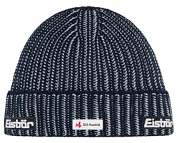Eisbär Sorrak Twotone Umschlagmütze Strickmütze Beanie Wollmütze Wintermütze Skimütze Herren - Made in the EU mit Umschlag, Umschlag Herbst-Winter Herbst Winter