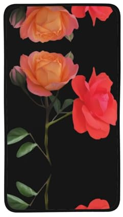 WZYCWB Toalla bicolor de secado rápido con estampado de flor de luna, toalla deportiva absorbente de 16 x 28 pulgadas, adecuada para viajes, gimnasio, campamento al aire libre, etc.