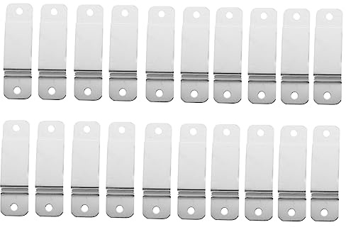 Metal Tape Measure Holder Clip, 20 Pack Iron Pocket Belt Portable | Practical Everyday Use, Compact Carry Aid, Neat Organisation for Busy Tasks and Quick Access at Hand