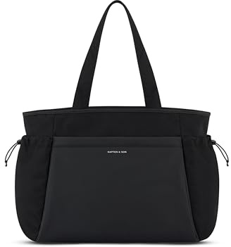 Kapten & Son Hellvi Shopper Tasche 25 L | Sporttasche Damen | Weekender, Reisetasche mit 16 Zoll Laptopfach, Schuhfach, Flaschenfach & Kofferbefestigung | Gym, Reise, Alltag, Büro