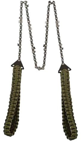 Portable Chain Saw, Survival Portable Chain Saw - 11 Teeth Multifunctional Folding Hand Saw Corrosion Resistant for Gardening, Farm and Construction