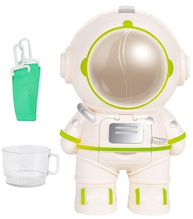 Toy Kids de dispensadores de agua - Juego de juguetes de botella de refrigerador de agua estilo astronauta | Copa de correa para dispensador de mini bebidas de 250 ml, máquina de hidratación educativa