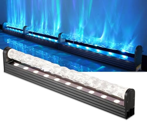 Applique a LED Con Proiezione Di Onde Dinamiche, Lampada Da Parete Con Proiezione Di Onde D'acqua, 39,3'', 36 Colori, Con Telecomando E Controllo Tramite APP, Per Camera Da Letto, Sala Giochi, Casa